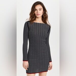 NWT Guest in Residence Stripe Rib Dress